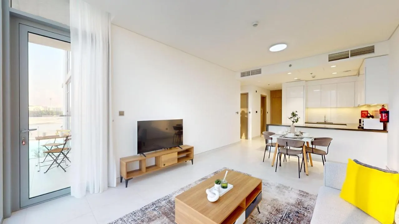Apartment District One - Aesthetic One Bed With Lagoon View Dubai