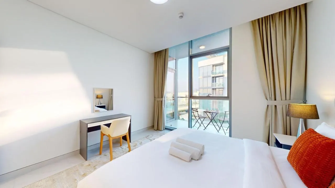 Apartment District One - Aesthetic One Bed With Lagoon View Dubai