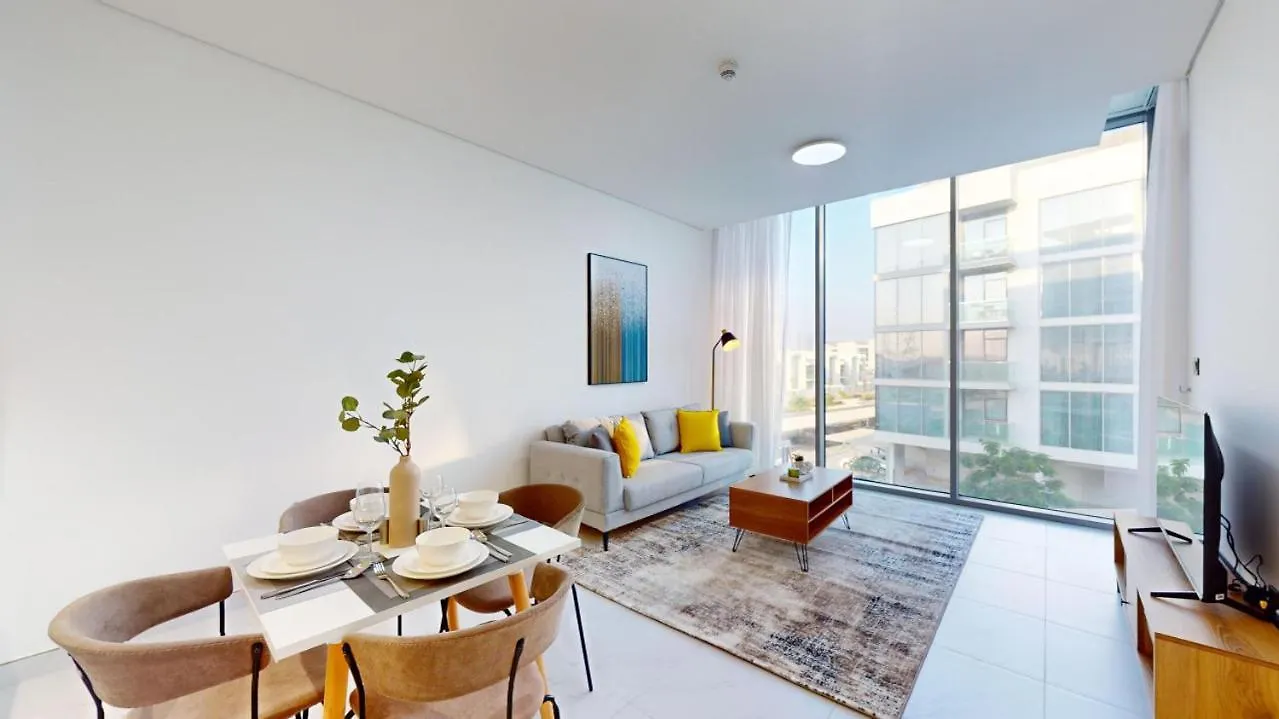 District One - Aesthetic One Bed With Lagoon View Dubai Apartment