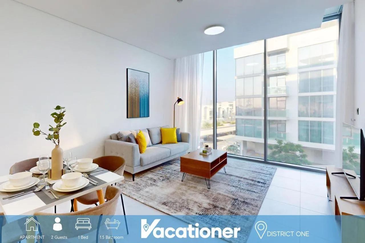 District One - Aesthetic One Bed With Lagoon View Dubai