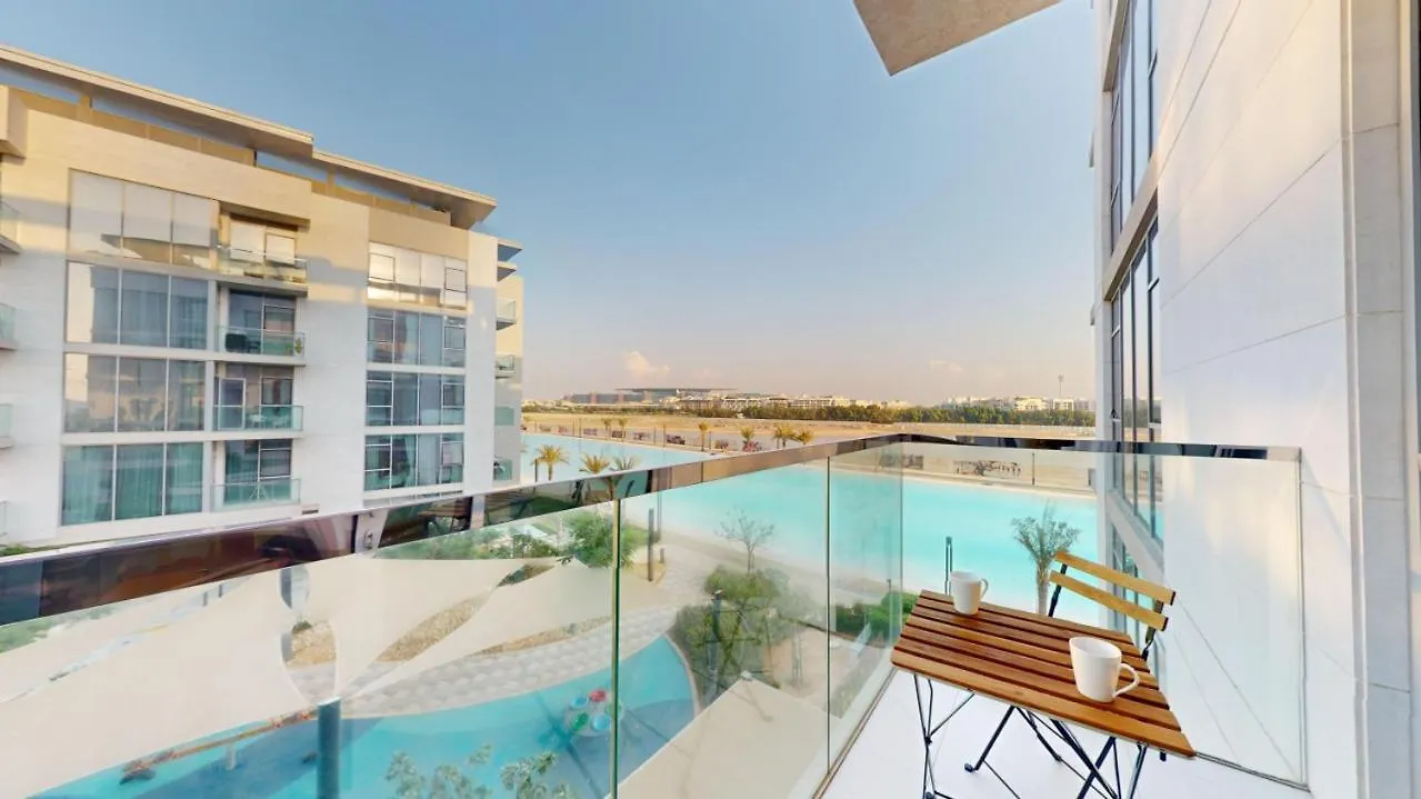 District One - Aesthetic One Bed With Lagoon View Dubai Apartment